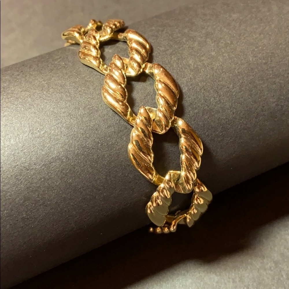 Vintage “Napier” Ladies Gold Open Link Bracelet